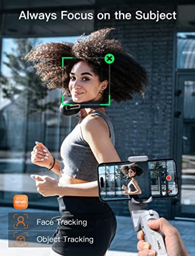 HOHEM ISTEADY XE Gimbal estabilizador para smartphone, 2023 Gimbal de telefone de 3 eixos, estabilizador dobrável ultra-light de Android e iPhone 14 Pro Max, Iniciação de uma chave, estabilizador telefônico para gravação de vídeo