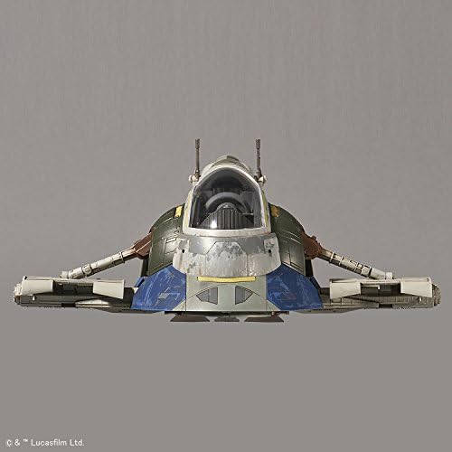 Bandai Hobby - Star Wars - Boba Fett's Starship, Bandai Spirits Star Wars 1/144 Kit de modelo de plástico