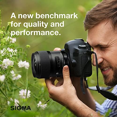 Sigma 35mm 1.4 Arte para pacote de câmera Canon com Canon 35mm 1.4 Lente de arte, tampas dianteiras e traseiras, capa da