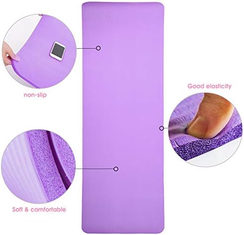 ZYHHDP Longe Yoga Pad, tapete sem deslizamento, almofada multifuncional de fitness para uso interno e externo