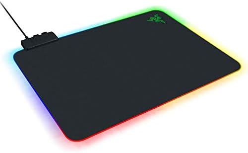 Razer Firefly Hard V2 RGB Gaming Mouse Pad: Iluminação Croma personalizável - Gerenciamento de cabo embutido - Controle