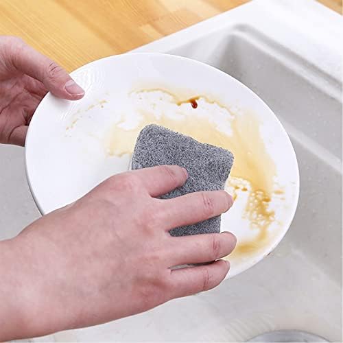 Escova de escova de celulares pesados ​​Espponose esponja de esponja dupla esponja de lavar louça para cozinha 5 folhas de secador ao ar livre