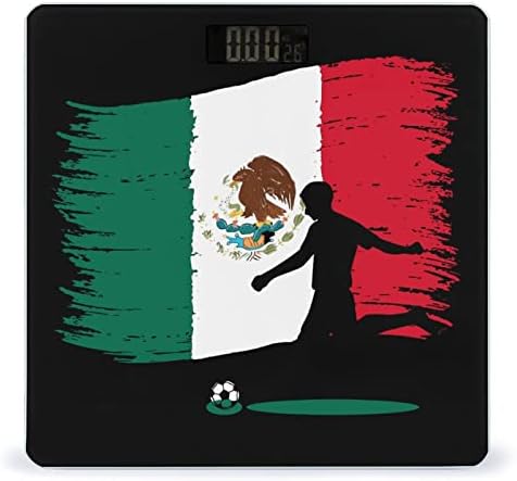 Escala de banheiro digital de jogador de futebol mexicano para peso corporal pessoas altamente precisas usam LCD exibir escalas
