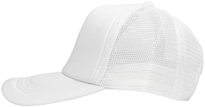 Chapéus de sublimação dsrte chapéus de caminhão a granel, 3pcs sublimação em branco Chapéus de caminhão de malha de poliéster
