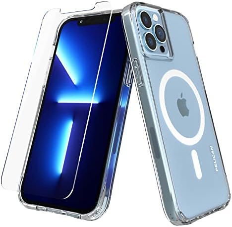 Pelican iPhone 13 Pro Max Case com protetor de tela [Compatível com MagSafe] [Proteção por queda de 10 pés de mil e Mil.