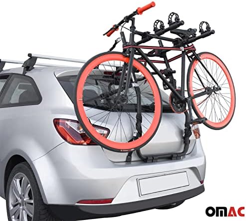 OMAC 3 Bike Rack para Audi A6 Avant 2004-2011 Black | Portador de bicicleta de montagem no porta -malas de carro 99