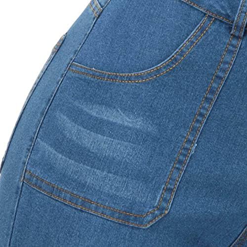 Bell Bottoms for Women Factory Custom Logo Drop Slim Slim Stretch Pencil Ponts Jean Pants for Women