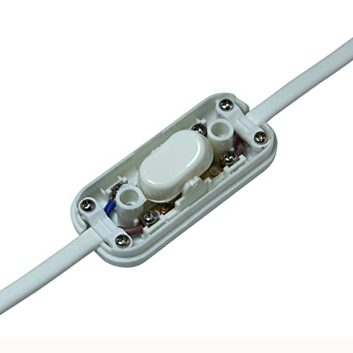 6A 250VAC CORD SDUNCH, ON/OFF ROGA RUGHER PARA A LUDRO DE TABLE, ILINE DO ILINE PARA A LUZ