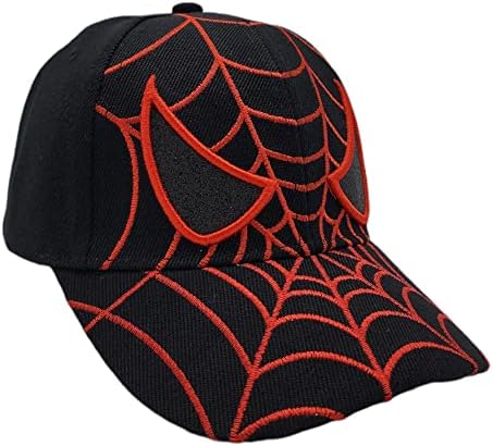 Chapéu de homem -aranha da juventude infantil - boné de beisebol ajustável