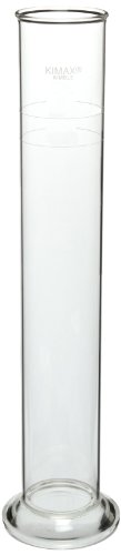Kimble 20023-1205 Glass 1205ml, +/- 5,0 ml de tolerância, cilindro de teste de solo
