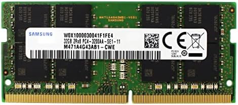 SAM ORIGINAL DE 32GB DDR4 3200 MHz PC4-25600 SODIMM 2RX8 CL22 1.2V Laptop Notebook Módulo de memória Upgrade RAM M471A4G43AB1-CWE