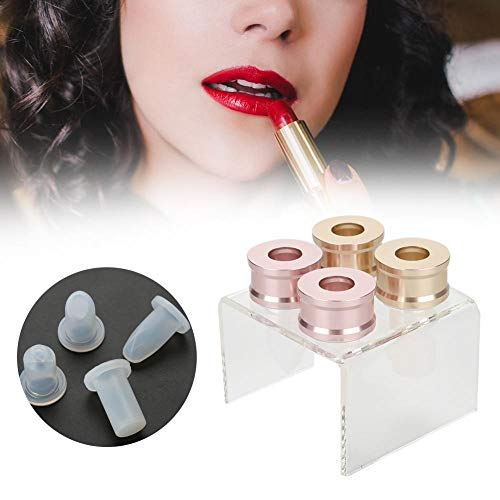 Xuuyuu transparente Silicone Lipstick Mold, 12,1mm inovador e encantador DIY Balmo caseiro Balm Moldes Multi Shapes Lipstick