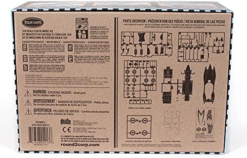 Luzes polares Speed ​​Racer Mach v 1:25 Scale Model Kit