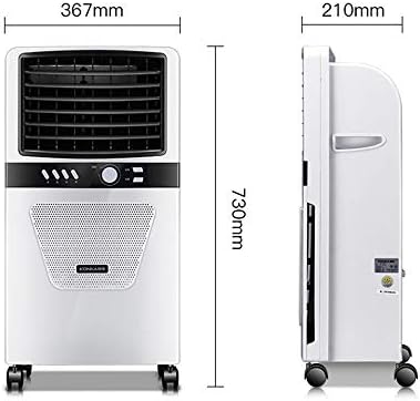 Fan Mazhong 65W Ar condicionado portátil mecânico, silencioso, economia de energia