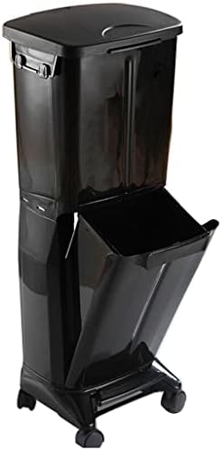Lixo do banheiro pode simples cozinha classificação de camada dupla lixo de grande capacidade pode fazer uma caixa de armazenamento de lixo abdominais com tampa lixo de cesta de papel