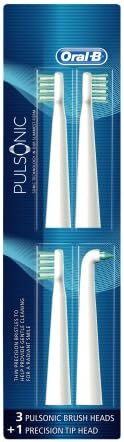 Cabeça de escova de dentes elétrica de substituição pulseira oral-B, 4 contagem