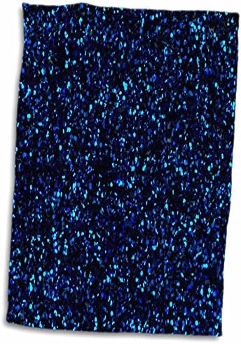 3drose florene - texturas de designer iii - impressão de lantejoulas azuis da marinha - toalhas
