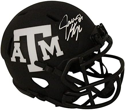 Jace Sternberger autografou o Texas A&M Aggies Eclipse Mini capacete JSA 30879 - Mini capacetes autografados da faculdade
