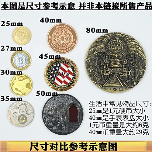 Cidade americana comemorativa Coin Pittsburgh Moeda Exército Crachado de Fan Badge Série Arcanjo St. Michael Coin Comemoration