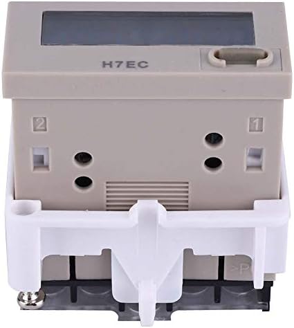 Fafeicy H7EC-N sem o contador elétrico digital de tensão de entrada, com tela LCD de 8 gigits, contador