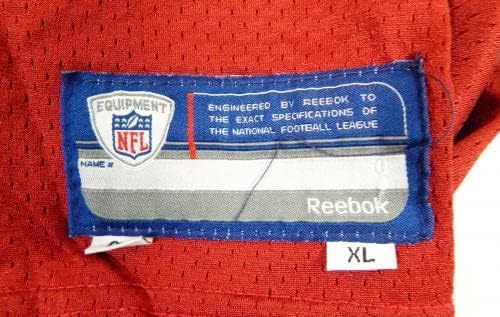 2008 SAN FRANCISCO 49ers Brian Jennings #86 Game usou camisa de prática vermelha XL 75 - Jerseys não assinados da NFL usada