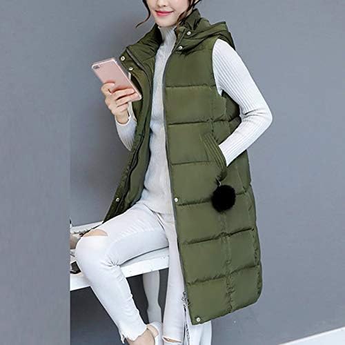 Jaqueta de manga comprida de inverno para mulheres jaqueta caseira simples aberta bolso quente solto encapuzado poliéster de cor sólida