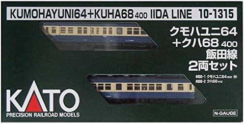 Carro de controle da escala Kato Uni 64+ Kuha 68400 Linha IIDA Conjunto de trem de 2 carros 10-1315