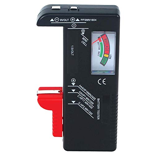 Verificador de carga de carga universal de bateria AAA AAA 9V C D Load portátil de energia