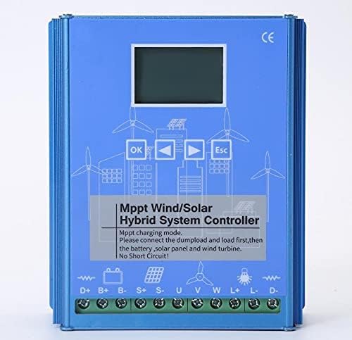 1600W Wind Solar Hybrid System MPPT Charge Controller 48V Regulador com carga de despejo Gerador de turbina eólica de 1000W 600W Painel