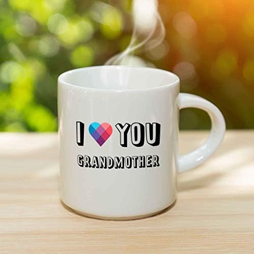 Eu te amo avó caneca de café