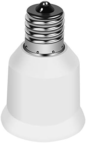 Clicli E17 a E26 Adaptador de lâmpada, E17 intermediário para o conversor de soquete de parafuso E26 médio padrão, adaptador