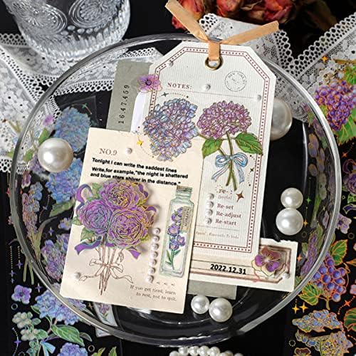 Sewacc 4 s Auto-scrapbooks Lanking Distério do mascaramento floral Cartões decorativos para papel washi photo presente