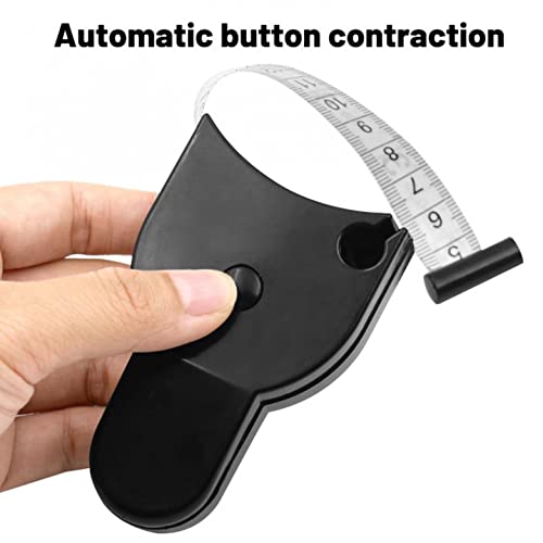 Medida de fita telescópica automática - Régua de medição corporal de 60 polegadas, fita adesiva do corpo auto -aperfeiçoador