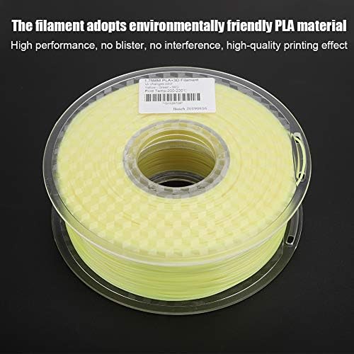 Pacote de filamento de PLA, filamento de impressora PLA 3D de 1,75 mm, precisão dimensional - 0,02 mm, 1kg de bobo, alteração de cor da luz ultravioleta