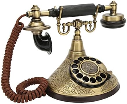 ZLXDP Vintage Telefone rotativo Discando cordas antiquadas com ajuste de volume de volume de toque de aparelho para o quarto