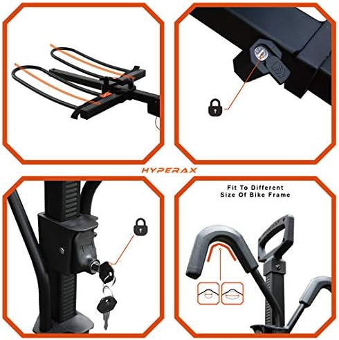 Hyperax Special Combo - Volt RV com 2 x Adaptador E -Bike- Rack de bicicleta de plataforma para trailer, campista, motorhome