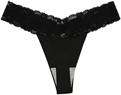 Calcinha feminina com cintura alta de nylon tangas de algodão para mulheres Sexy Lace Feminino