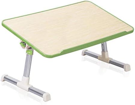 Asdfgh dobrável as mesas de colo monitoram riser, suporte de monitor ajustável resistente, mesa de laptop para a cama de mesa para