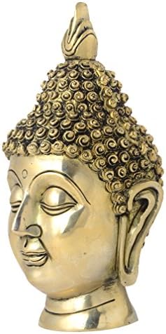 Bharat Haat Decorativo Brass Buda Face Handicrafts Produto BH06331