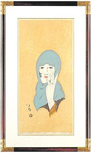 山下 工芸 Impressão de madeira japonesa Yumji Takehisa, 画寸 W35 × D23.5cm, Esperando Grass