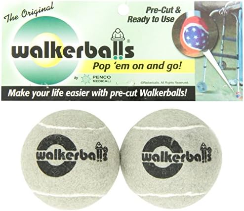 DMI Walkerballs Walker Tennis Ball desliza, par, patriótico
