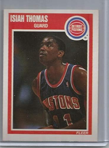 1989-90 Fleer 50 Isiah Thomas Pistons NBA Basketball Card NM-MT