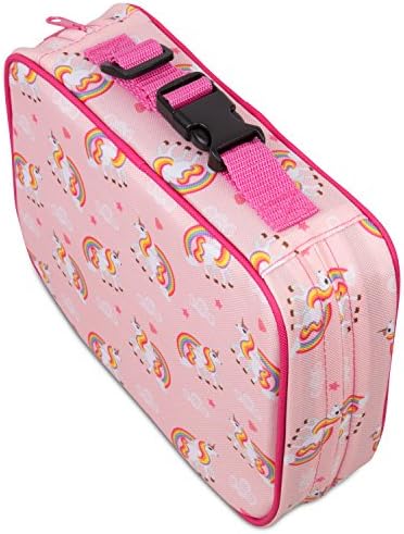 Bentologia lancheira para meninas - crianças isoladas e duráveis ​​a bolsa de lancheira se encaixa em caixas de bento, recipientes com