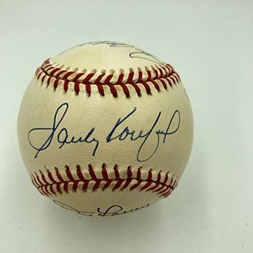 Sandy Koufax Perfect Game Pitchers assinou a Liga Nacional de beisebol JSA COA - Bolalls autografados