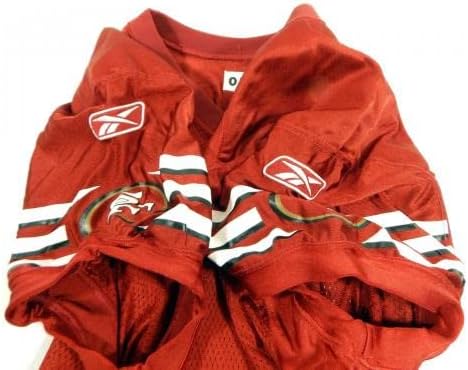 2005 San Francisco 49ers Blank emitiu Red Jersey 44 DP34686 - Jerseys de Jerseys usados ​​na NFL não assinada