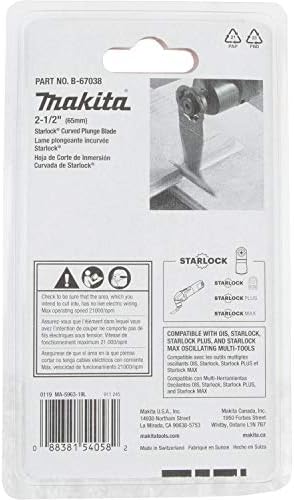 Makita B-67038 2-1/2 Starlock Curved Blade