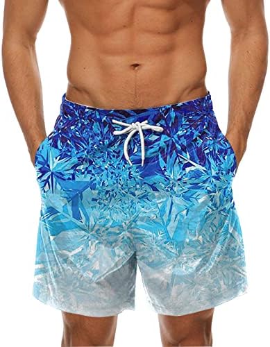 Shorts de tábua masculino para homens, shorts casuais de verão masculinos surfando shorts de praia de roupas de banho com bolso