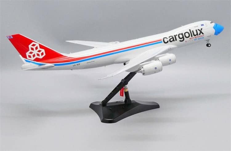 JC Wings Cargolux para Boeing 747-8f LX-VCF com Stand Limited Edition 1/200 Aeronave Diecast Modelo pré-construído