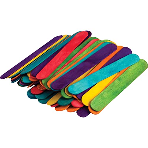 Professor criado Recursos STEM Basics: Multicolor Jumbo Sticks, 200 peças