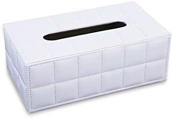 Caixa de papel de couro da sala da sala de caixa da caixa de tecidos, caixa de guardana